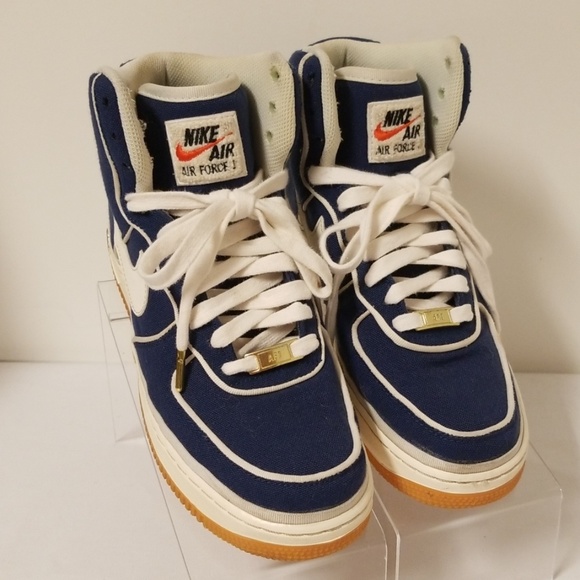 canvas air force 1 high top